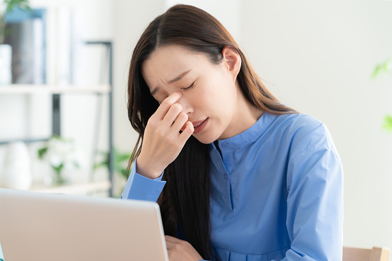 眼の症状に幅広く対応します